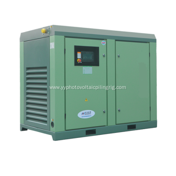 300KW air cooled screw air compressor for foundation